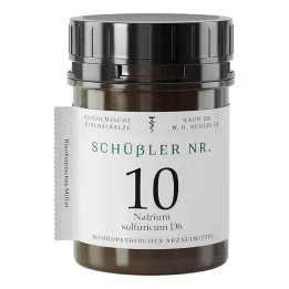 SCHÜSSLER NR.10 Natrium sulfuricum D 6 comprimidos, 1000 unid