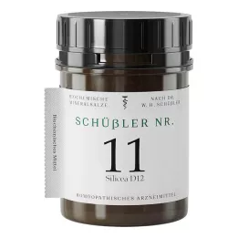 SCHÜSSLER No.11 Silicea D 12 Comprimidos, 400 Cápsulas