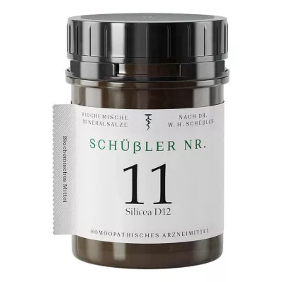SCHÜSSLER No.11 Silicea D 12 Comprimidos, 400 Cápsulas SCHÜSSLER No.11 Silicea D 12 Comprimidos, 400 Cápsulas