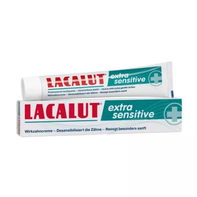 Lacalut creme dental ativo extra sensível, 75 ml Lacalut creme dental ativo extra sensível, 75 ml