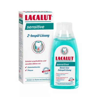 LACALUT Solução de enxaguamento dentário sensível, 300 ml