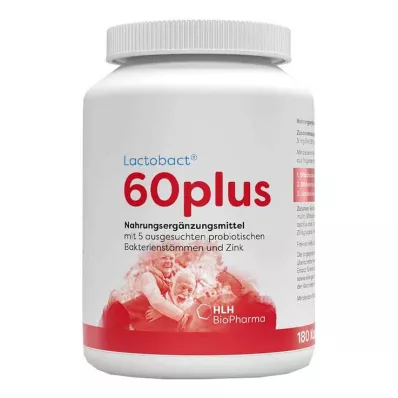 LACTOBACT 60plus cápsulas com revestimento entérico, 180 cápsulas