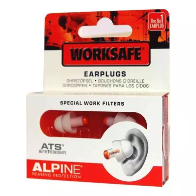Tampões auditivos Alpine Worksafe (2 unidades) Tampões auditivos Alpine Worksafe (2 unidades)
