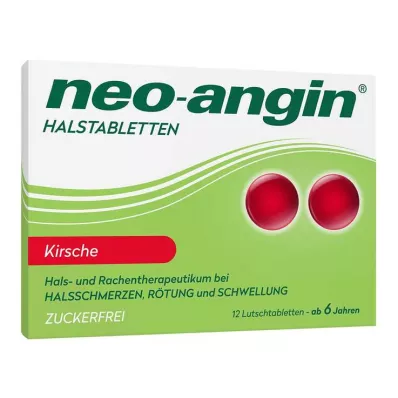 NEO-ANGIN Pastilhas para a garganta de cereja NEO-ANGIN Pastilhas para a garganta de cereja