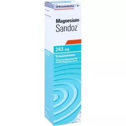MAGNESIUM SANDOZ Comprimidos efervescentes de 243 mg, 20 unidades