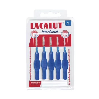 Escova Lacalut Interdental M diâmetro 3,0 mm, 5 peças Escova Lacalut Interdental M diâmetro 3,0 mm, 5 peças