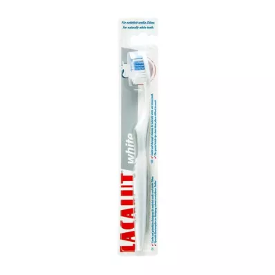 LACALUT escova de dentes branca, 1 unidade LACALUT escova de dentes branca, 1 unidade