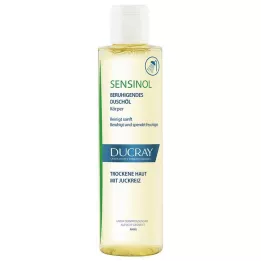 DUCRAY SENSINOL Óleo de limpeza calmante/óleo de duche, 200 ml