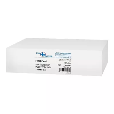 POLSTERBINDE sintético 10 cmx3 m não estéril, 12 unid