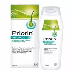 PRIORIN Champô para cabelos fracos e enfraquecidos, 200 ml