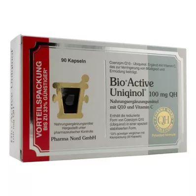 Cápsulas Bio Active Uniqinol 100 mg QH , 90 unid Cápsulas Bio Active Uniqinol 100 mg QH , 90 unid