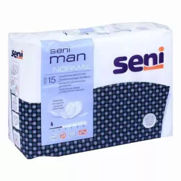 SENI Almofada para incontinência de homem normal, 15 unidades