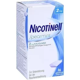 NICOTINELL Pastilha elástica de hortelã 2 mg, 96 unid