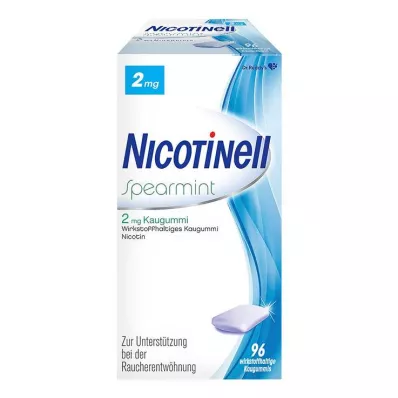 NICOTINELL Pastilha elástica de hortelã 2 mg, 96 unid NICOTINELL Pastilha elástica de hortelã 2 mg, 96 unid