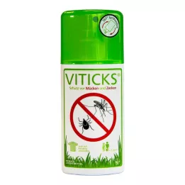 VITICKS Proteção contra mosquitos e carraças, frasco de spray, 100 ml