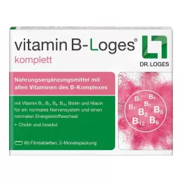 VITAMIN B-LOGES comprimidos revestidos por película completos, 60 unidades