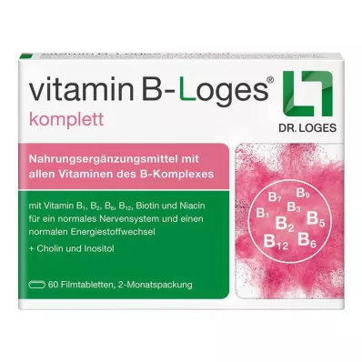 VITAMIN B-LOGES comprimidos revestidos por película completos, 60 unidades VITAMIN B-LOGES comprimidos revestidos por película completos, 60 unidades