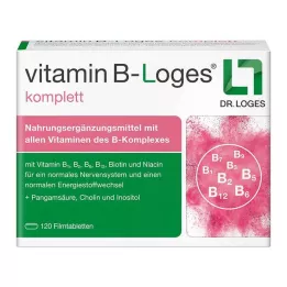 VITAMIN B-LOGES comprimidos revestidos por película completos, 120 unidades