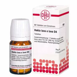 HEKLA lava e lava D 4 pastilhas, 80 unid