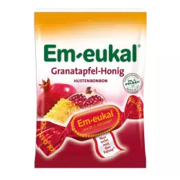 EM-EUKAL Rebuçados de mel de romã com açúcar, 75 g