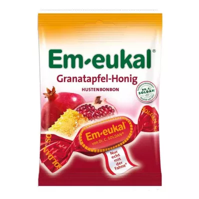 EM-EUKAL Rebuçados de mel de romã com açúcar, 75 g EM-EUKAL Rebuçados de mel de romã com açúcar, 75 g