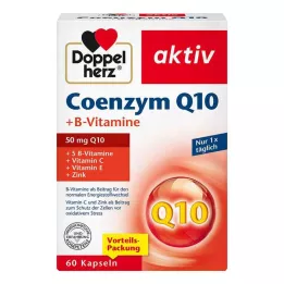 DOPPELHERZ Cápsulas de vitamina Coenzima Q10+B, 60 unid
