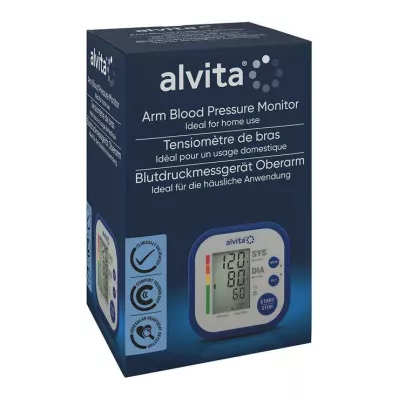 ALVITA Monitor de tensão arterial do braço, 1 peça ALVITA Monitor de tensão arterial do braço, 1 peça