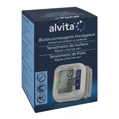 ALVITA Monitor de tensão arterial de pulso, 1 unidade ALVITA Monitor de tensão arterial de pulso, 1 unidade