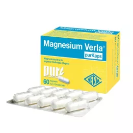 MAGNESIUM VERLA purKaps cápsulas orais veganas, 60 Cápsulas
