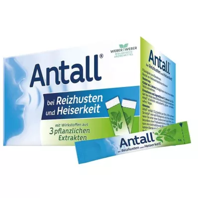 ANTALL para tosse seca e rouquidão Líquidos em bastão, 20X5 g ANTALL para tosse seca e rouquidão Líquidos em bastão, 20X5 g