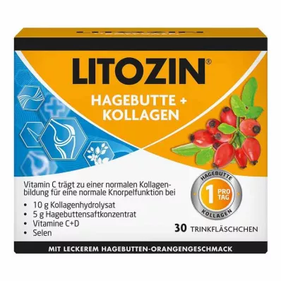 LITOZIN Frasco de Rosa Mosqueta+colagénio, 30X25 ml