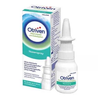 Água do mar Otriven com eucalipto, 20 ml Água do mar Otriven com eucalipto, 20 ml