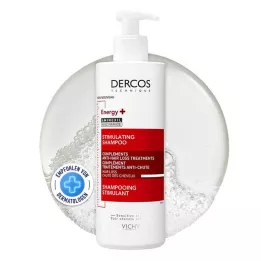 VICHY DERCOS Champô Vital com Aminexil, 400 ml