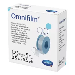 OMNIFILM Folha de gesso de fixação 1,25 cmx5 m, 1 pc