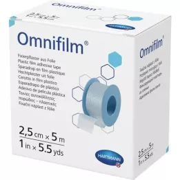 OMNIFILM Folha de gesso de fixação 2,5 cmx5 m, 1 pc