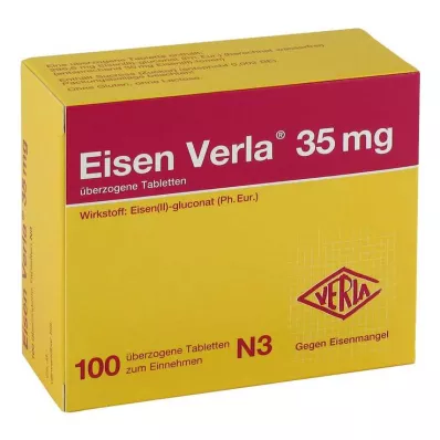 EISEN VERLA Comprimidos revestidos de 35 mg, 100 unidades EISEN VERLA Comprimidos revestidos de 35 mg, 100 unidades