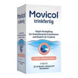 MOVICOL Saqueta de 25 ml de solução oral pronta a beber, 10 unidades
