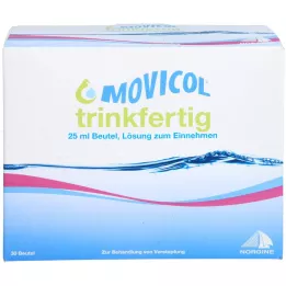 MOVICOL Saqueta de 25 ml de solução oral pronta a beber, 30 unidades