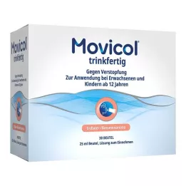 MOVICOL Saqueta de 25 ml de solução oral pronta a beber, 30 unidades