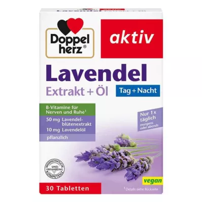Doppelherz Extrato de Lavanda + Óleo em Comprimidos, 30 unid Doppelherz Extrato de Lavanda + Óleo em Comprimidos, 30 unid