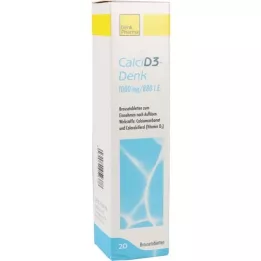 CALCI D3-Denk 1.000 mg/880 U.I. comprimidos efervescentes, 20 unid