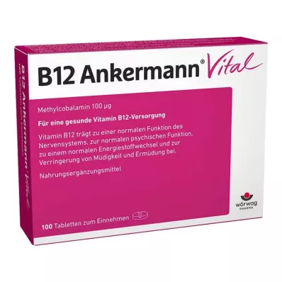 B12 ANKERMANN Vital Tablets, 100 Cápsulas