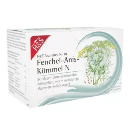 H&amp;S Funcho-anis-alcaravia N saco de filtro, 20X2,0 g
