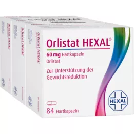 ORLISTAT HEXAL Cápsulas duras de 60 mg, 3X84 pcs