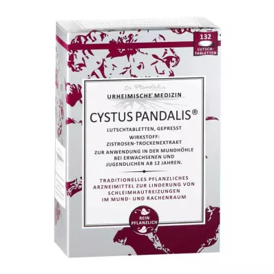 CYSTUS Pastilhas de Pandalis, 132 peças