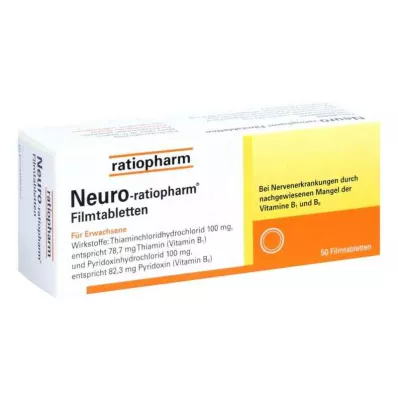 Comprimidos revestidos por película Neuro-ratiopharm (50 peças) Comprimidos revestidos por película Neuro-ratiopharm (50 peças)