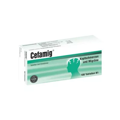 Comprimidos Cefamig, 100 unid Comprimidos Cefamig, 100 unid