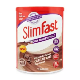 SLIM FAST Café com leite em pó, 438 g