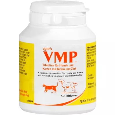 VMP Comprimidos de alimentação suplementar para cão/gato, 50 pcs