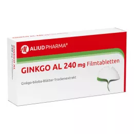 GINKGO AL Comprimidos revestidos por película de 240 mg, 60 comprimidos